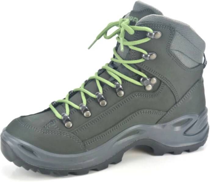 Lowa Grijze + MintGroene Buitenschoenen Grijs Dames