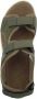 Lowa Platte Sandalen van Nubuck Leer Green Dames - Thumbnail 4