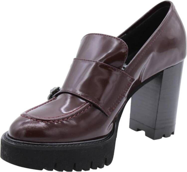 Luca Grossi Blauw Kussen Pumps Schoenen Brown Dames