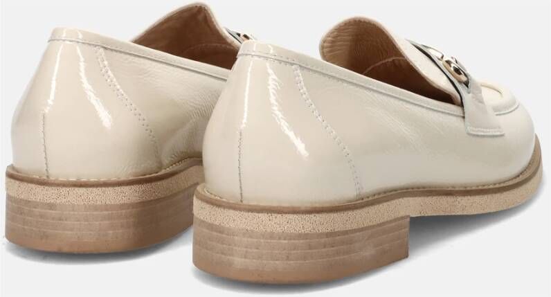Luca Grossi Crème Mocassin Schoenen Beige Dames
