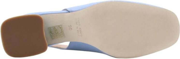 Luca Grossi Slingback Sandalen Solesmes Blue Dames