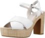 Lumberjack High Heel Sandals White Dames - Thumbnail 2