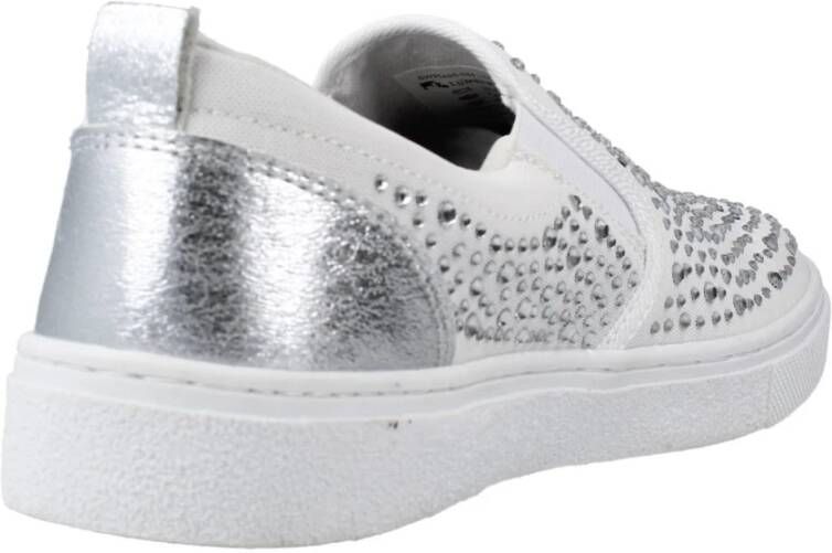 Lumberjack Stijlvolle Slip-On Sneakers voor Vrouwen White Dames