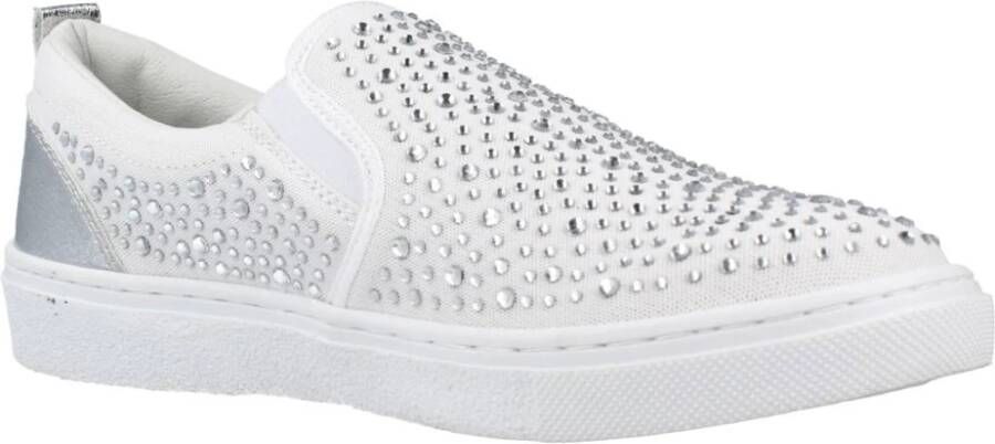 Lumberjack Stijlvolle Slip-On Sneakers voor Vrouwen White Dames