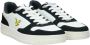 Lyle & Scott Heren Leren Sneakers Wit Marine Zwart Multicolor Heren - Thumbnail 3