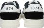 Lyle & Scott Heren Leren Sneakers Wit Marine Zwart Multicolor Heren - Thumbnail 4