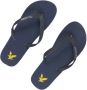 Lyle & Scott Flip Flop Badslippers Slippers flip flops Heren Blauw - Thumbnail 8