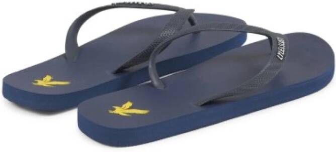 Lyle & Scott Heren PVC Slippers Blue Heren