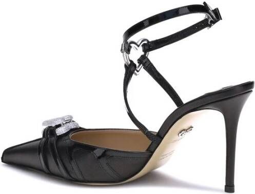 Mach & Mach Dubbele Hart Pumps met Strass Detail