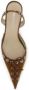 Mach & Mach Gestikte Suède Slingback Pumps met Veters - Thumbnail 2