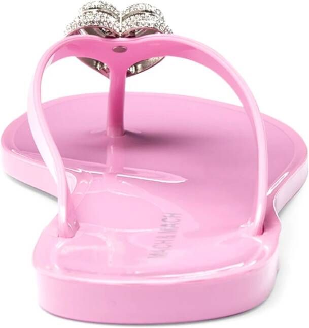 Mach & Mach Gum Pink Flip Flops Pink Dames