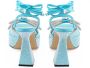 Mach & Mach High Heel Sandals Blue Dames - Thumbnail 4