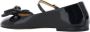 Mach & Mach Juweelstrik Leren Ballerina's Black Dames - Thumbnail 4