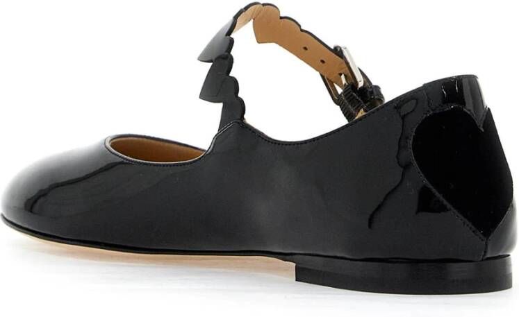 Mach & Mach Lakleren Mary Jane Ballerinas Black Dames