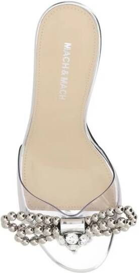 Mach & Mach Parelboog Sandalen met Strass