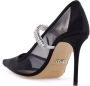 Mach & Mach Pumps met kristallen band en puntige neus Black Dames - Thumbnail 9
