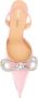 Mach & Mach Roze satijnen pumps hakhoogte 9 5 cm - Thumbnail 2