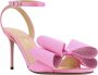 Mach & Mach Roze Satijnen Stiletto Sandalen Pink Dames - Thumbnail 2