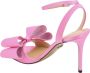 Mach & Mach Roze Satijnen Stiletto Sandalen Pink Dames - Thumbnail 3