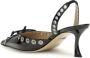 Mach & Mach Studded Slingback Kitten Heel Pumps - Thumbnail 2