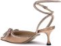 Mach & Mach Zijden pumps met strass strikken - Thumbnail 2