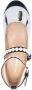 Mach & Mach Zilveren Ballerina's Elegant Patent Finish Gray Dames - Thumbnail 2