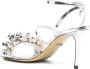 Mach & Mach Zilveren leren sandalen - Thumbnail 2