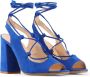 Made in Italia Zwarte sandalen met hoge hak en verstelbare enkelband Blue Dames - Thumbnail 25