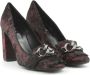 Made in Italia Schoenen Hoge hakken ENRICA-ROSSO Dames donkerrood zwart - Thumbnail 13