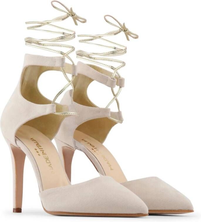 Made in Italia High Heel Sandals Beige Dames