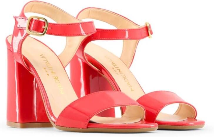 Made in Italia Lente Zomer Dames Synthetisch Leren Sandalen Red Dames