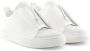 Made in Italia Leren Sneakers met Ritsdetail White Heren - Thumbnail 4