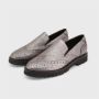 Made in Italia Italiaanse Openwork Schoenen Herfst Winter Collectie Gray Dames - Thumbnail 8