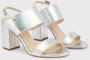 Made in Italia Favola-Nappa Leren Sandalen Gray Dames - Thumbnail 4