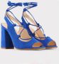 Made in Italia Zwarte sandalen met hoge hak en verstelbare enkelband Blue Dames - Thumbnail 32