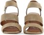 Made in Italia Verstelbare Leren Sandalen met 10cm Hak Brown Dames - Thumbnail 10