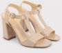 Made in Italia Verstelbare enkelband hak sandalen Brown Dames - Thumbnail 19