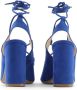 Made in Italia Zwarte sandalen met hoge hak en verstelbare enkelband Blue Dames - Thumbnail 4