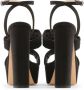 Made in Italia Velvet Wraparound Strap Sandalen Zwart Dames - Thumbnail 5