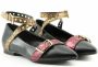 Made in Italia Schoenen Ballerina's ANTONELLA-NERO-MELANZ-BRONZO Dames zwart donkerrood - Thumbnail 11