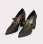 Made in Italia Vrouwenpumps met Studs op de Voorkant Black Dames - Thumbnail 2