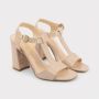 Made in Italia Verstelbare enkelband hak sandalen Brown Dames - Thumbnail 21