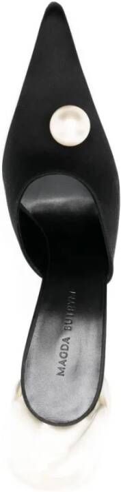 Magda Butrym Satin Hakmuiltjes met Bloemdetail