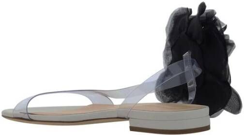 Magda Butrym Transparante PVC Sandalen met Maxi Bloem Multicolor Dames