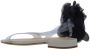 Magda Butrym Transparante PVC Sandalen met Maxi Bloem Multicolor Dames - Thumbnail 3