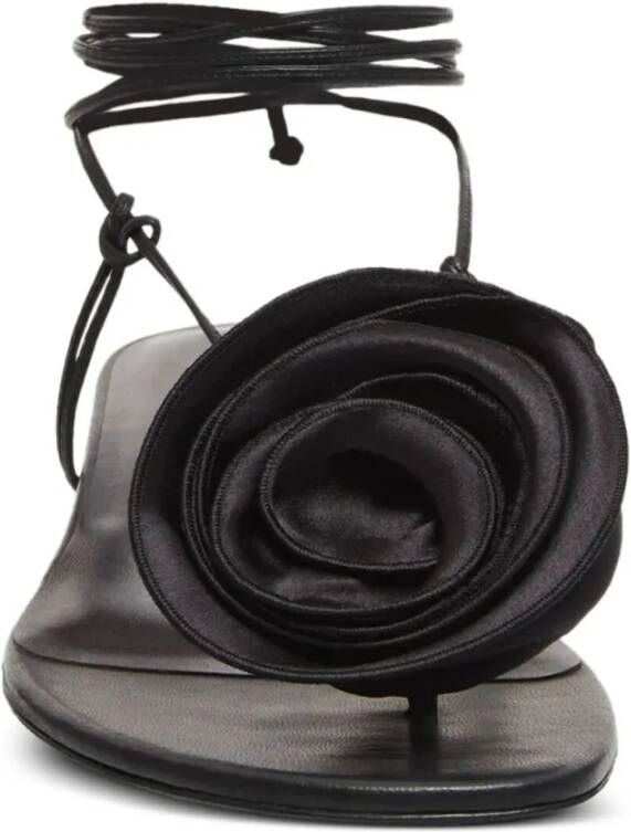Magda Butrym Wrap Around Flat Flower Sandals