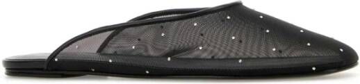 Magda Butrym Zwarte Mesh Slippers