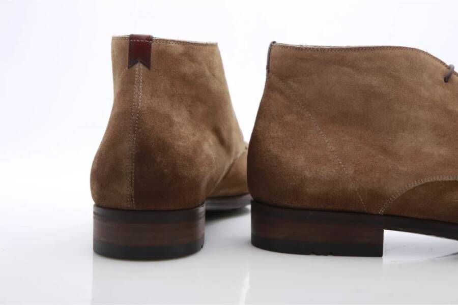 Magnanni Beige Suède Chelsea Boot Brown Heren