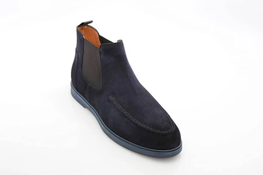 Magnanni Blauw Suède Chelsea Boot Blue Heren