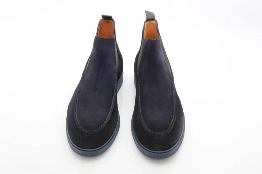 Magnanni Blauw Suède Chelsea Boot Blue Heren